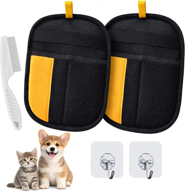 NAVZA Pet Hair Removal Glove Kit Electrostatic Pet Hair Remover Glove for Dog