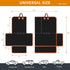 2-in-1 IVY&LANE Dog Car Seat Cover for Back Seat,Conversible Waterproof Front Seat Cover,Heavy-Duty & Scratchproof Car