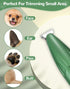 LEYOUFU Dog Clippers for Grooming - 2 Speed Low Noise Cordless Trimmer for Small Pets, Green