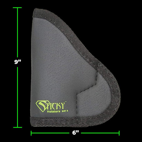 Sticky Holsters SM-5 Concealment Holster for Men and Women, Fits Small Autos, Ambidextrous Design