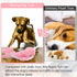 Mity Rain 2 in 1 Interactive Dog Toys, Plush Squeaky Fish Toy, Rechargeable Wiggly Pink for Small Medium Large Dogs