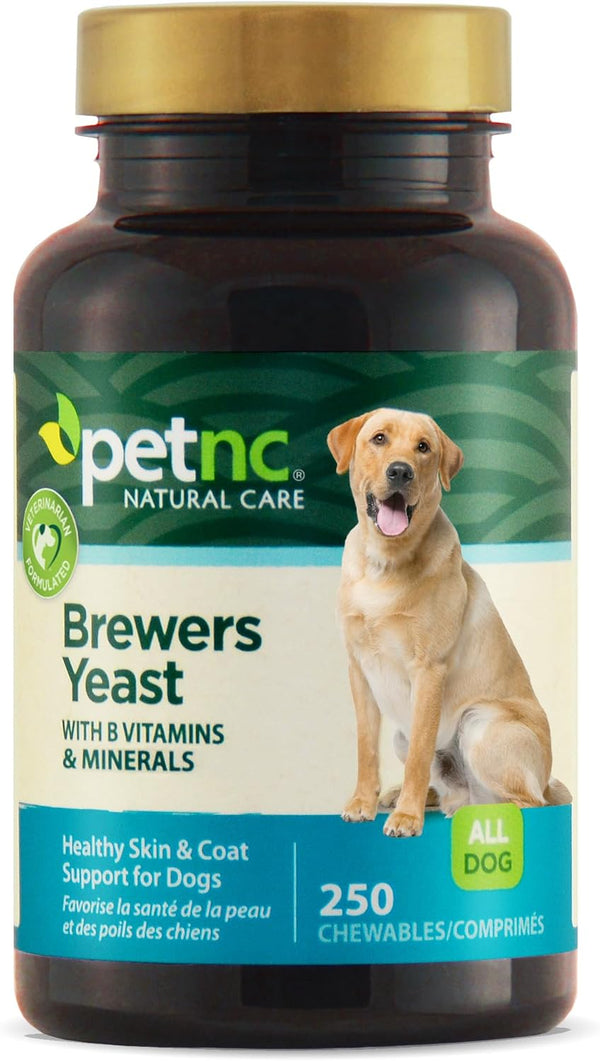 Petnc Natural Care Brewers Yeast Dog Skin and Coat Supplement (250 Chewables),