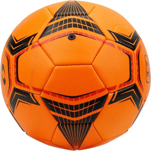 Linkidea Training Futsal Ball Size 4, Low Bounce Indoor Soccer Ball in Orange