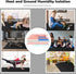 12 1/2" Tangkula Tiles Exercise Flooring Mats with Border, Non-Slip EVA Foam Protective Mats, Elastic Puzzle Play Mats