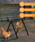 Koutemie Adjustable Chicken Perch for Coop, Heavy-Duty Metal Chick Roosting Bar for Brooder, Baby Chicks Stand Toy