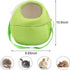 Hypeety Pet Carrier Bag Sling Backpack for Small Pets, Breathable Outgoing Bag (Green)