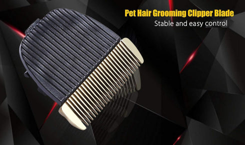 1/2pcs Dog Hair Clipper Blade, Professional Pet Clippers Replacement Blades for Baorun P2/P3 (BrownX2)