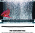 Aquarium Air Bubble Bar, Plastic Bendable Wall Diffuser for Fish Tank, Oxygen Release Bubble Diffuser Bar (45cm)