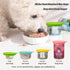 MoPawKT Silicone Pet Food Can Covers, 3 Inner Diameters for Standard Cat & Dog Food Cans, BPA Free (2 lids + 1 spoon)