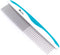 Pet Comb, Stainless Steel Teeth Comb for Dogs & Cats, Grooming Kit for Removing Knots, Mats, and Tangles, 7 1/4"