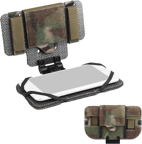 Zhongren Tactical Plate Carrier MOLLE Vest Phone Holder Universal Cell Phone Chest Mount