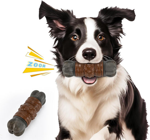 Large Dog Toys for Aggressive Chewers - Tough Indestructible Dog Toy - Long Lasting Dog Bones for Medium/Large Dogs