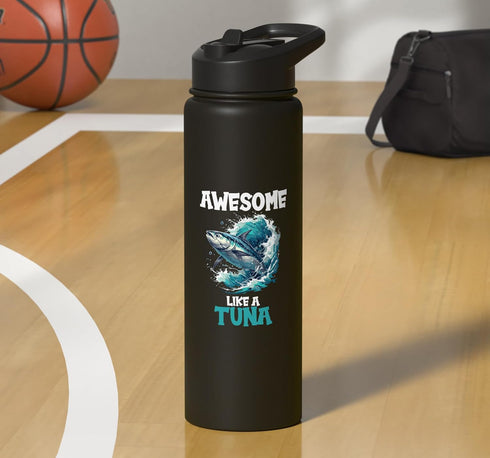Tunas Tuna Lovers Gifts Shop Tunas Lovers Awesome like a Tuna Stainless Steel Insulated Water Bottle