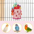 Hypeety Bird Chew Toy - Calcium Teeth Grinding Treats for Hamster, Parrot, Small Animal Cage, 1pc Color Random