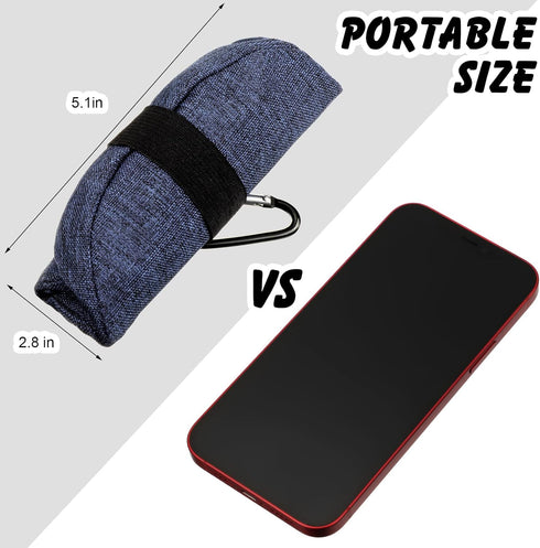 2 Pack Portable Dog Bowls: Foldable Travel Water and Food Bowls for Small and Large Dogs (Dark Blue, 40 oz)