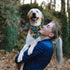 9 Pack Dog Bandanas, Washable Polyester Dog Bandana Bulk for Boy Girl, Stripe Pattern Pet Scarves