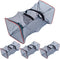 WOONEKY 4pcs Portable Lobster and Crab Fishing Trap Nets Collapsible Shrimp Cast