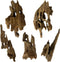 kathson 5 Pack Aquarium Driftwood, Natural Wood Assorted Branches, Fish Tank Decoration for Reptiles Habitat