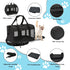 Soft-Sided Travel Carrier for Cats, Foldable Breathable Airline Approved Carrier for Small Medium Dogs Puppies Under 15