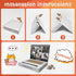 Cat Scratcher Laptop with 'Mouse' Jingle Ball, 3-in-1 Cardboard Interactive Toy, Kitten Toy & Scratching Pad