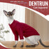 DENTRUN Sphynx Hairless Cats Shirt, Pullover Kitten T-Shirts, Breathable Cat Wear Turtleneck Sweater
