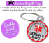 Service Dog Vest with ID Tag and ADA Info Cards, Durable Harness in X Small to XX Large, 2-Sided Service Animal Cards