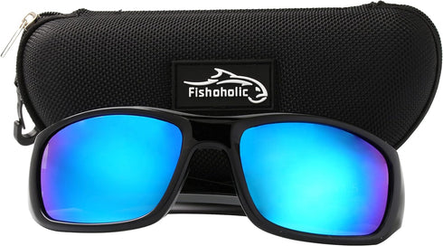 Fishoholic Polarized Bi-Focal Fishing Sunglasses - Reader Magnification Options with UV400 Protection