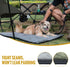 OneTigris Portable Travel Dog Bed, Waterproof Anti-Slip Cushioned Mat for Camping and Indoor Use