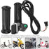 VGEBY Electric Bicycle Five-Star Turn Handle, LCD Screen Power Display with Switch for Throttle Handle