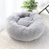 Cat Beds for Indoor Cats, Washable 20/24 inches, Anti Anxiety Round Fluffy Plush Faux Fur Cat Bed for Small Dogs