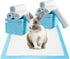 Fhiny Rabbit Pee Pads, 13" x 18" 100 PCS Disposable Bunny Cage