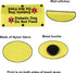Medical Alert Dog Leash Sleeve, Diabetic Dog Do Not Feed Leash Wrap Sleeve Alert Tag for Pet Birthday Gift (Diabetic