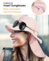 Waterproof Sun Hat for Women, Men's Packable Rain Hat, UPF50+ Bucket Safari Fishing Hat