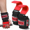 WYOX Weight Lifting Hooks for Men & Women (Pair) – Heavy Duty Wrist Support Straps with Hooks for Deadlifts, Pull Ups,