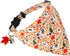 ADOGGYGO Fall Cat Collars with Removable Bandana, Adjustable Autumn Thanksgiving Collar for Cats and Kittens