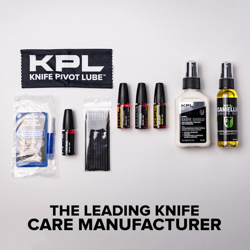 KNIFE PIVOT LUBE Original Knife Oil, Synthetic Pocket Knife Lubricant, Premium Knife Oiler Bottle (10ml)