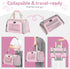 17.510.510.5 3-Way 12 lb Airline Approved Cat Carrier in, Escape-Proof Design with Locking Zippers & Safety Leash