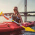 LIOOBO 2Pcs Telescopic Kayak Paddle, Rafting Boat Paddle, Canoe Oars in Plastic Aluminum Alloy