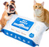 Pet Wipes for Dogs, 100Pcs Unscented with Vitamin E, Gentle Cat Wipes for Muddy Paws, Face, and Ears