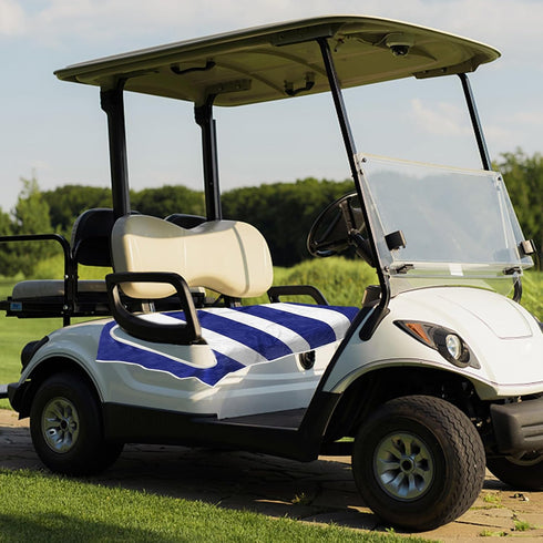 Golf Cart Seat Covers - Comfortable Seat Blanket and Towel for 2-Person Seats, Stay Cool Golf Cart Accessories
