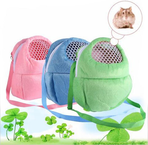 1 PCS Portable White Mesh Bag, African Hedgehog Hamster Breathable Pet Carrier, Handbags Puppy Cat Travel Backpack