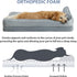 BFPETHOME Orthopedic Dog Beds for Large Dogs - Waterproof Sofa Bed with Removable Washable Cover