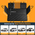 HOB4U Hammock 400lbs Dog Car Seat Cover for Back Seat, Hard Bottom Back Seat Extender for Dogs, Dog for Car SUV