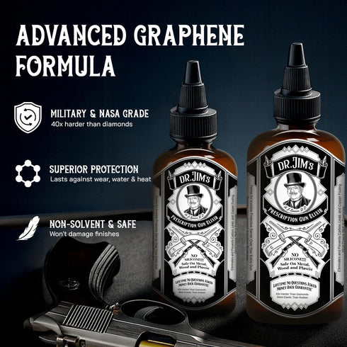 Dr Jim's - CLP Gun Cleaner and Lubricant - All-in-One Gun Cleaning Oil, Bore Cleaner, Non Solvent - for Metal, Wood