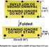 Funny Dog Leash Sleeve Training Ignore Do Not Stare Dog Leash Wrap Sleeve Pet Birthday Gift (Do Not Stare-YE Sleeve)