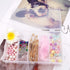 Honbay Clear Visible Plastic Fishing Tackle Storage Box - Jewelry Making Findings Organizer (M: 7"x4.3"x1.2")