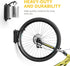 Swivel Bike Wall Mount, Space Saving Sturdy Vertical Bike Rack Holds Up to 66 lbs, Bike Storage Rack for Garage, Black