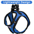 Pawtitas Dog Vest Harness, Breathable Air Mesh, All Weather Vest for Small Puppies and Large Cats, Blue Mesh