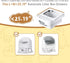 OuhDvgny 100 Count 25.19" 11.8"Heavy Cat Litter Box Liner Bags for Pet Pivot Open-Top Pet Automatic Self Cleaning Cat