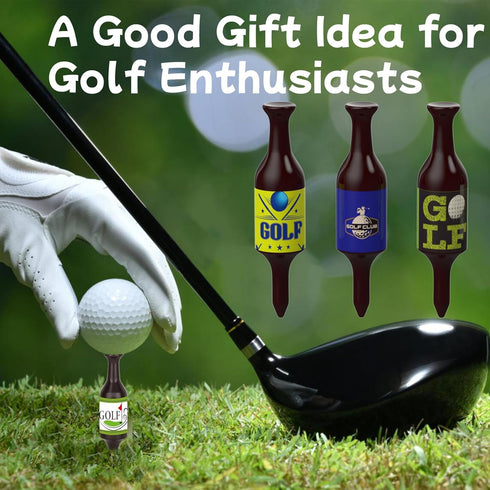Funny Golf Tees for Men - Unique Birthday Gifts for Dad, Golfers Accessories, Christmas Stocking Stuffers